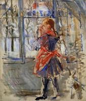 Morisot, Berthe - Child with a Red Apron